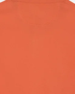 Polo Regular Fit uni piqué orange moyen