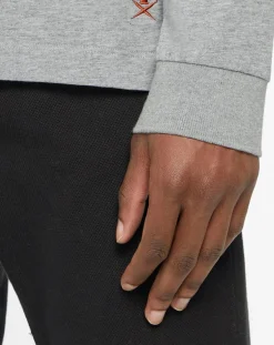 Polo Regular Fit zippé gris moyen