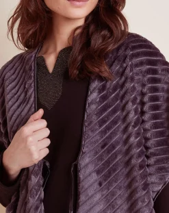 Poncho Essentiel gris vison