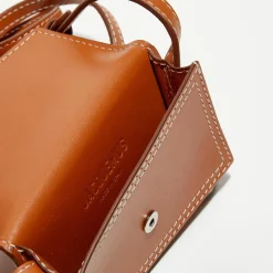 Porte-cartes tour-de-cou en Cuir Le Chouchou Homme marron - 10x7 cm