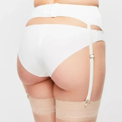 Porte-jarretelles Love Stone blanc