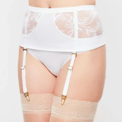 Porte-jarretelles Zephyra blanc