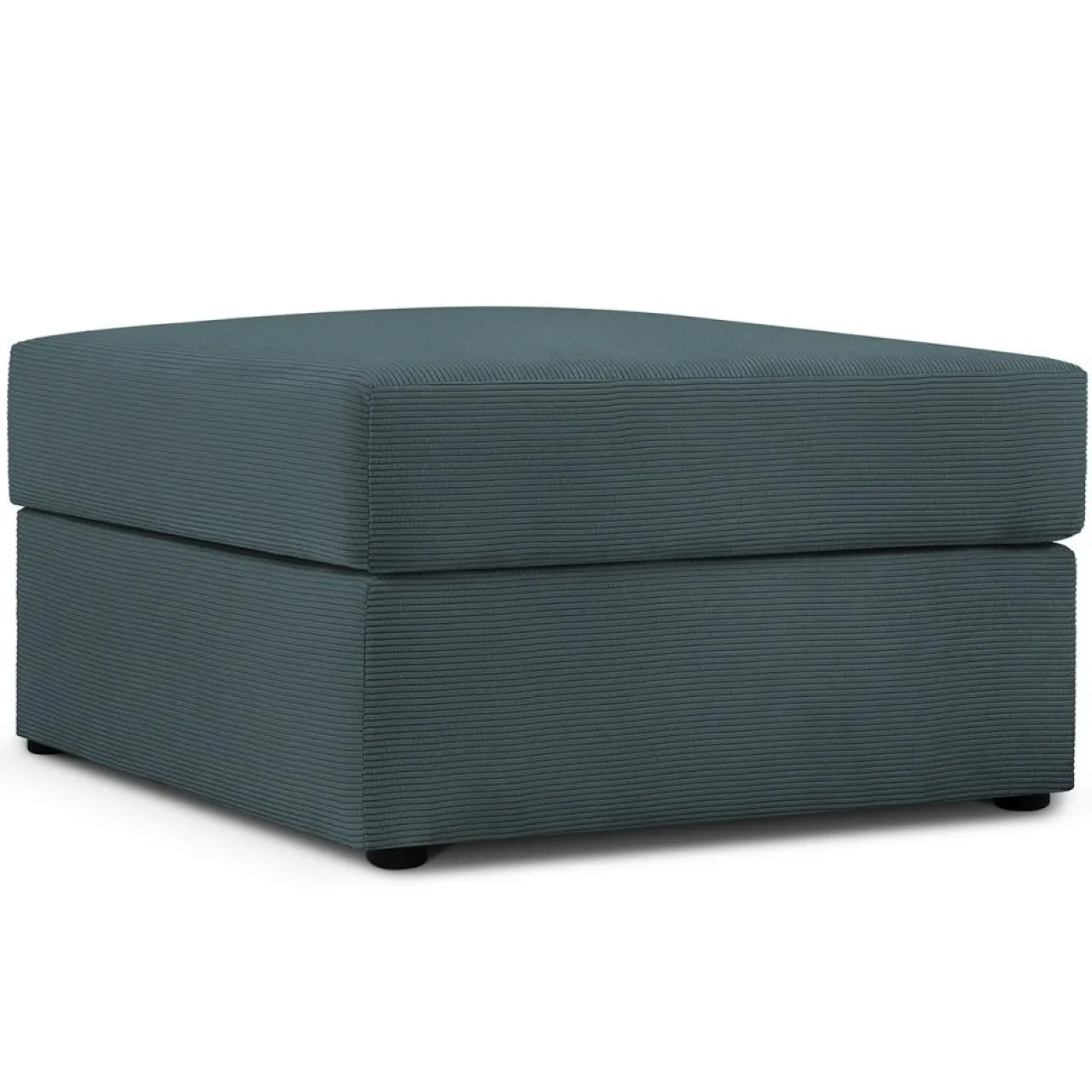 Pouf Quince bleu - 64x64x37 cm