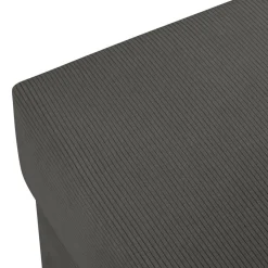 Pouf Quince gris foncé - 64x64x37 cm