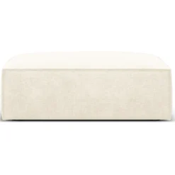 Pouf Vanda beige clair - 100x80x36 cm