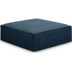 Pouf Vanda bleu roi - 100x80x36 cm