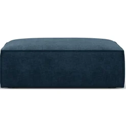 Pouf Vanda bleu roi - 100x80x36 cm
