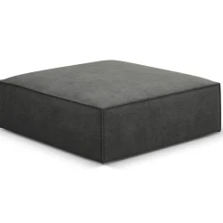 Pouf Vanda gris - 100x80x36 cm