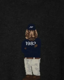 Pull 100% Laine Mérinos Harry Dog gris foncé