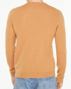 Pull 100% Cachemire Aron col rond beige