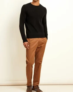 Pull 100% Cachemire col rond London noir