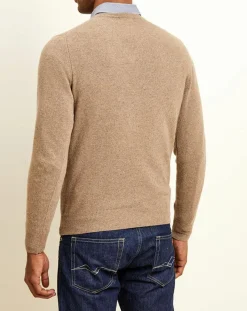 Pull 100% Cachemire col V Dublin pavé