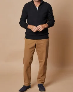 Pull 100% Cachemire Jules col camionneur noir