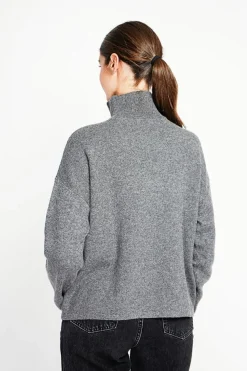 Pull à col montant loup