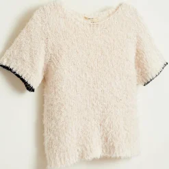 Pull 100% Coton Bio Nomed fluffy écru
