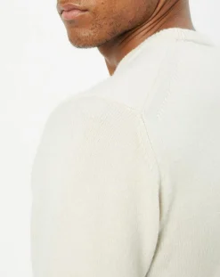 Pull 100% Laine d'Agneau col rond écru