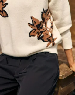 Pull 100% Laine Dana écru