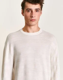 Pull 100% Laine Dapil écru
