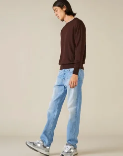 Pull 100% Laine Diline marron