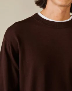 Pull 100% Laine Diline marron