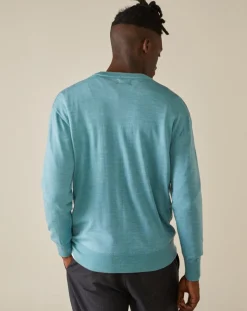 Pull 100% Laine Dillex bleu