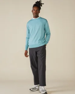 Pull 100% Laine Dillex bleu