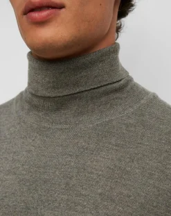 Pull 100% Laine Mérinos gris