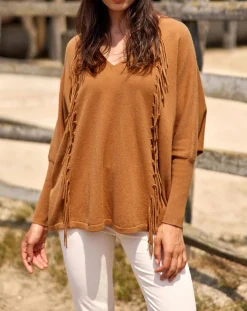 Pull 100% Laine Naomi cannelle