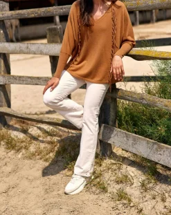 Pull 100% Laine Naomi cannelle