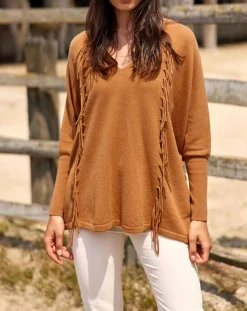 Pull 100% Laine Naomi cannelle