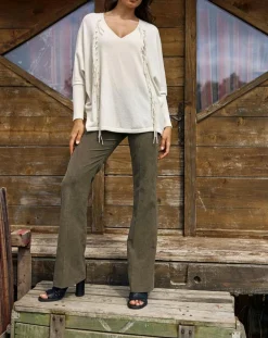 Pull 100% Laine Naomi crème