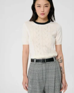 Pull 100% Laine Pontaven écru