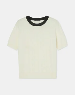 Pull 100% Laine Pontaven écru