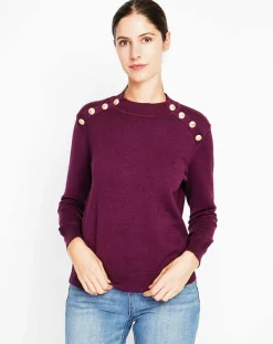 Pull Adeline bordeaux