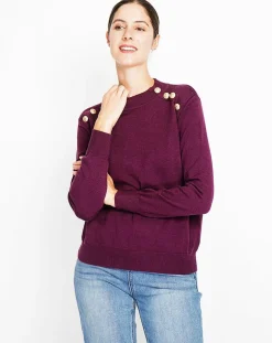 Pull Adeline bordeaux