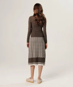 Pull Adline double face blanc écru