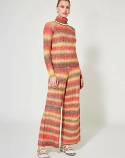 Pull Arc-en-ciel kaki