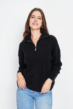 Pull camionneur noir