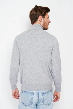 Pull col camionneur flanelle