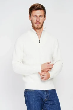 Pull col camionneur naturel