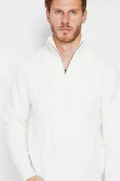 Pull col camionneur naturel