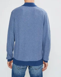 Pull col montant Armur bleu moyen