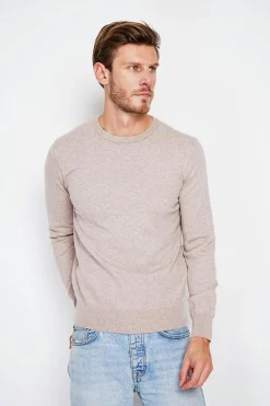 Pull col ras de cou desert