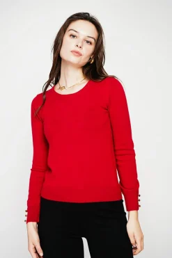 Pull col rond classique hermes