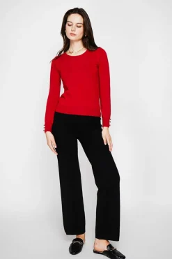 Pull col rond classique hermes