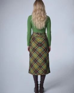 Pull col roulé Petite Côte vert