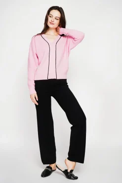 Pull col V rose barby