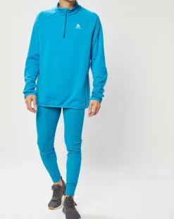 Pull col zippé Carve bleu