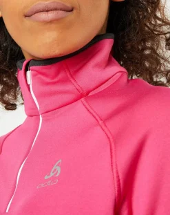 Pull col zippé Ceramicwarm fuchsia