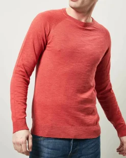 Pull Crew Slub rouge